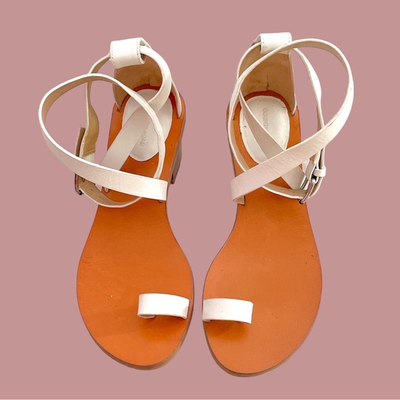 Country Road Greek Leather Sandals - Picture 3 of 8